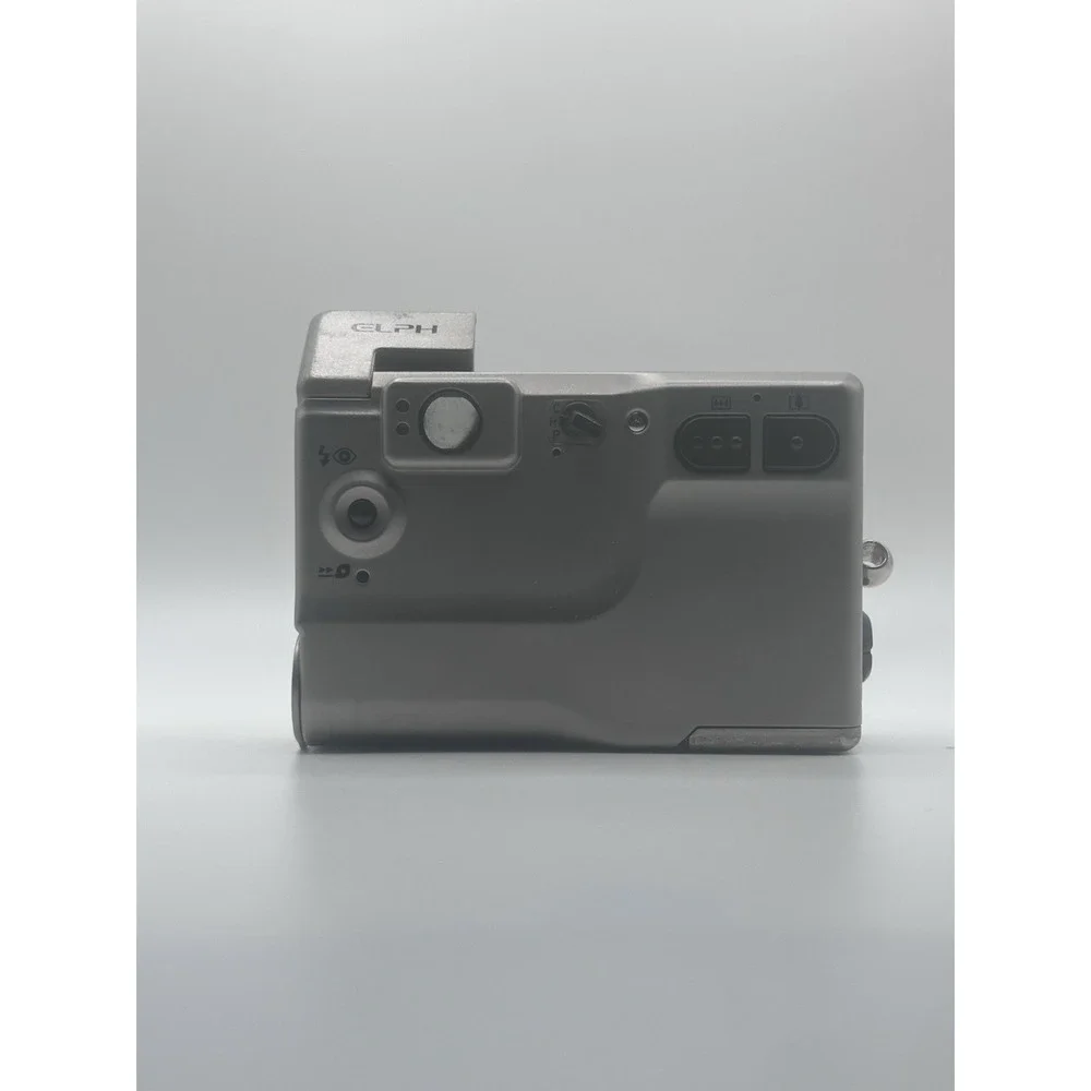 Canon ELPH APS Film Camera 24-48mm Zoom Silver Untested Parts Repair